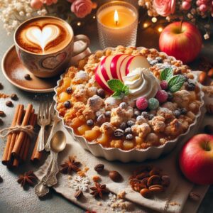 leckerer Apfel Crumble
