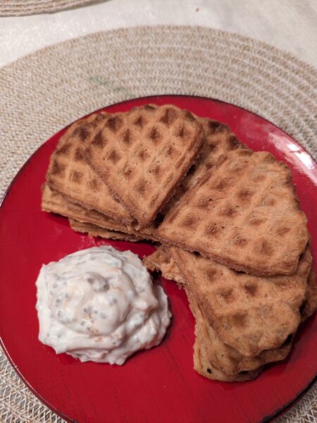 süße Keto-Waffeln