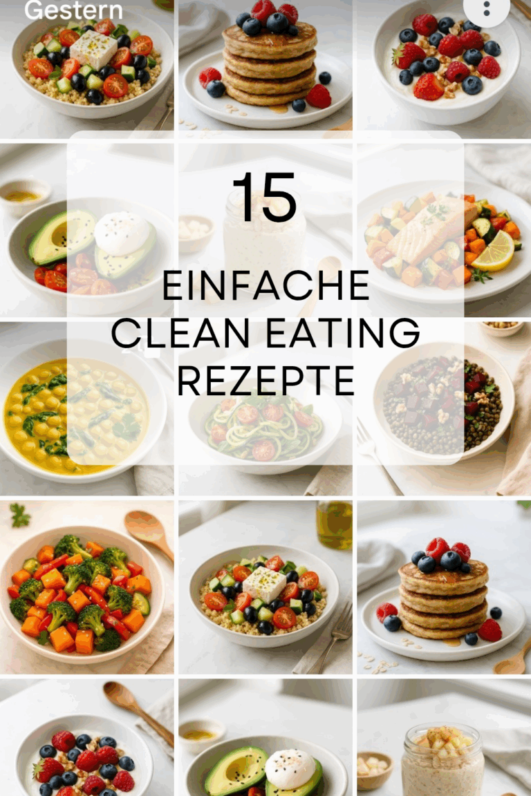einfache Clean Eating Rezepte