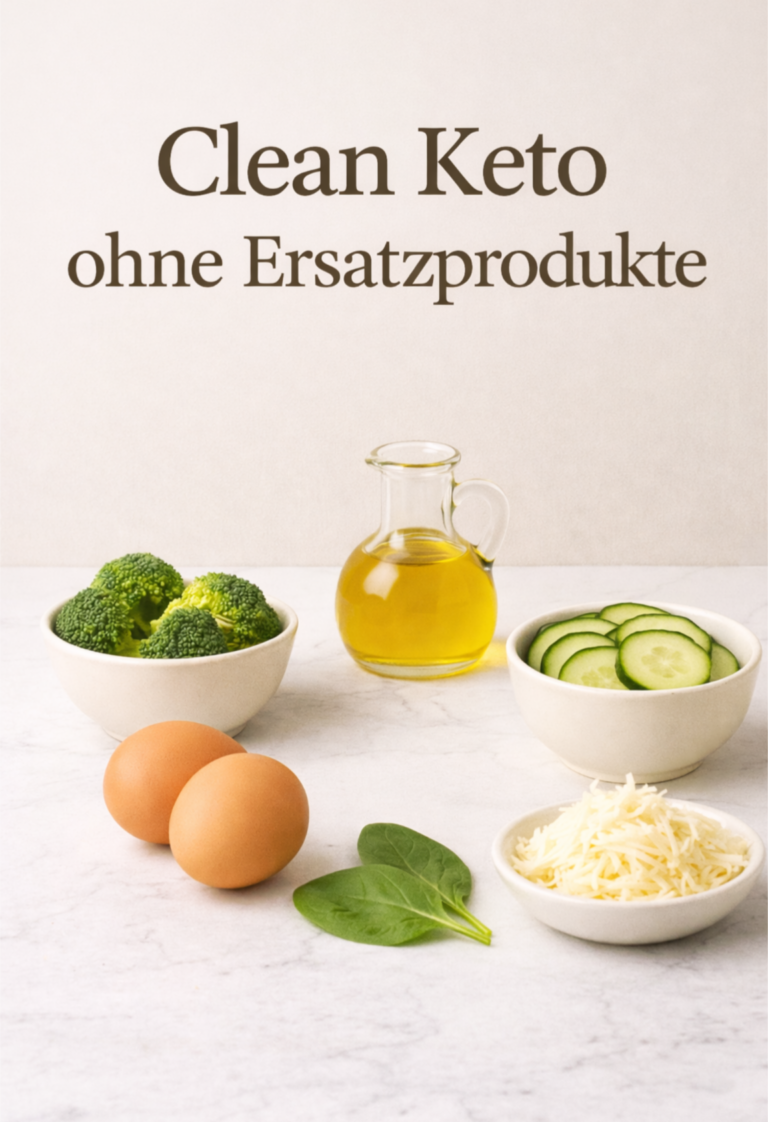 Clean Keto ohne Ersatzprodukte – warum natürliches Essen einfacher ist
