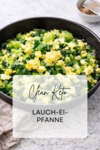 Lauch-Ei -Pfanne